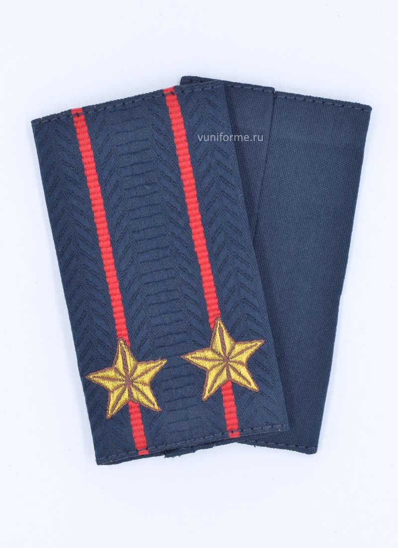 Фальш-погоны подполковник Полиции, тканые