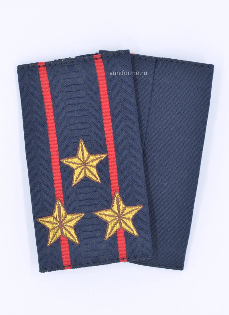 Фальш-погоны полковник Полиции, тканые