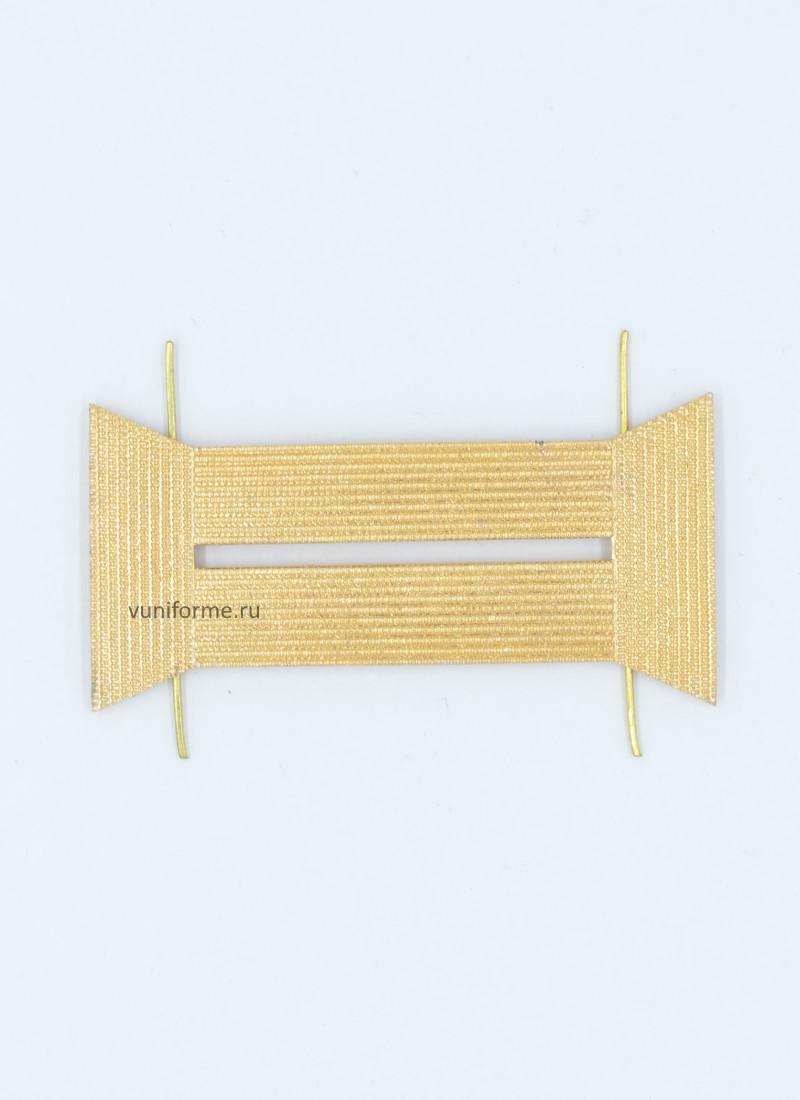 Петличный знак различия кадетов 60 мм, мет.зол.цв.
