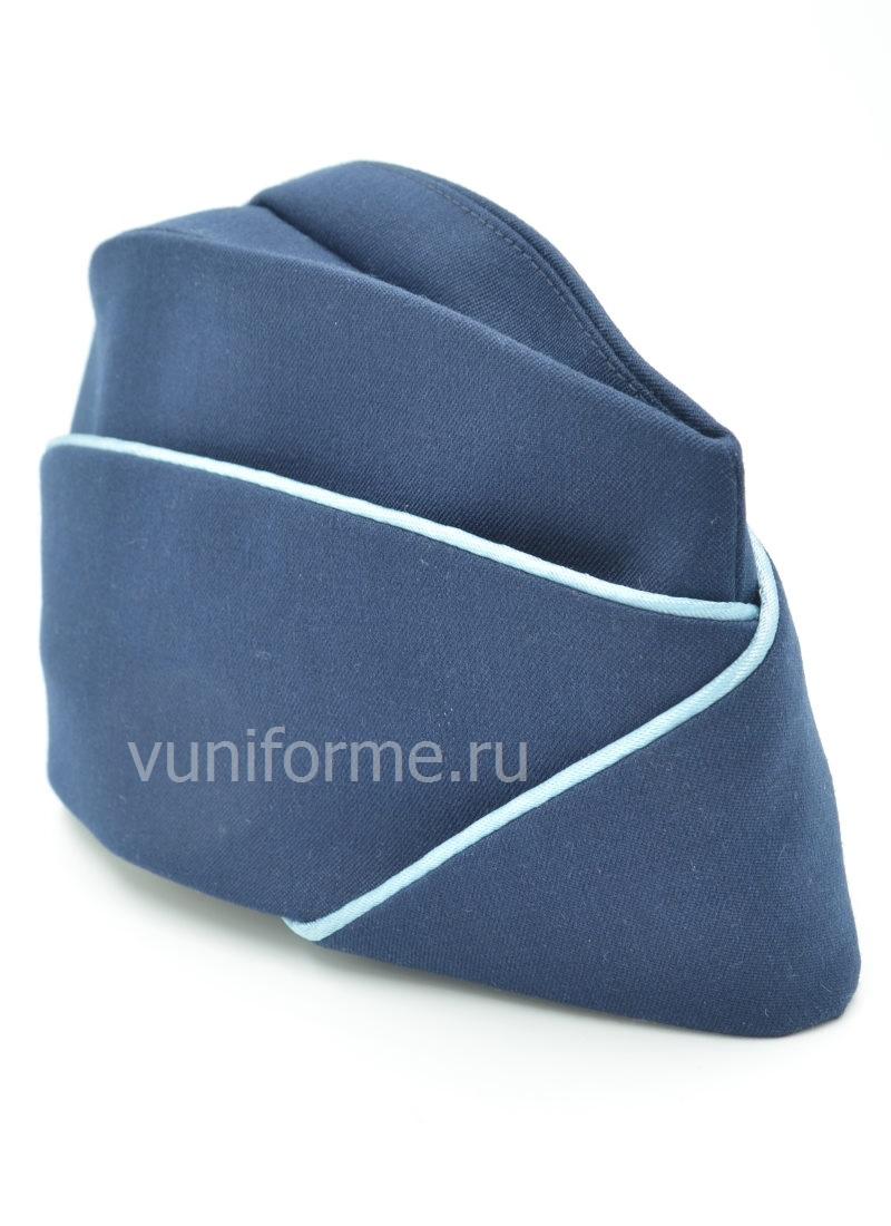 Пилотка ГА синяя, 45% шерсти (женская)