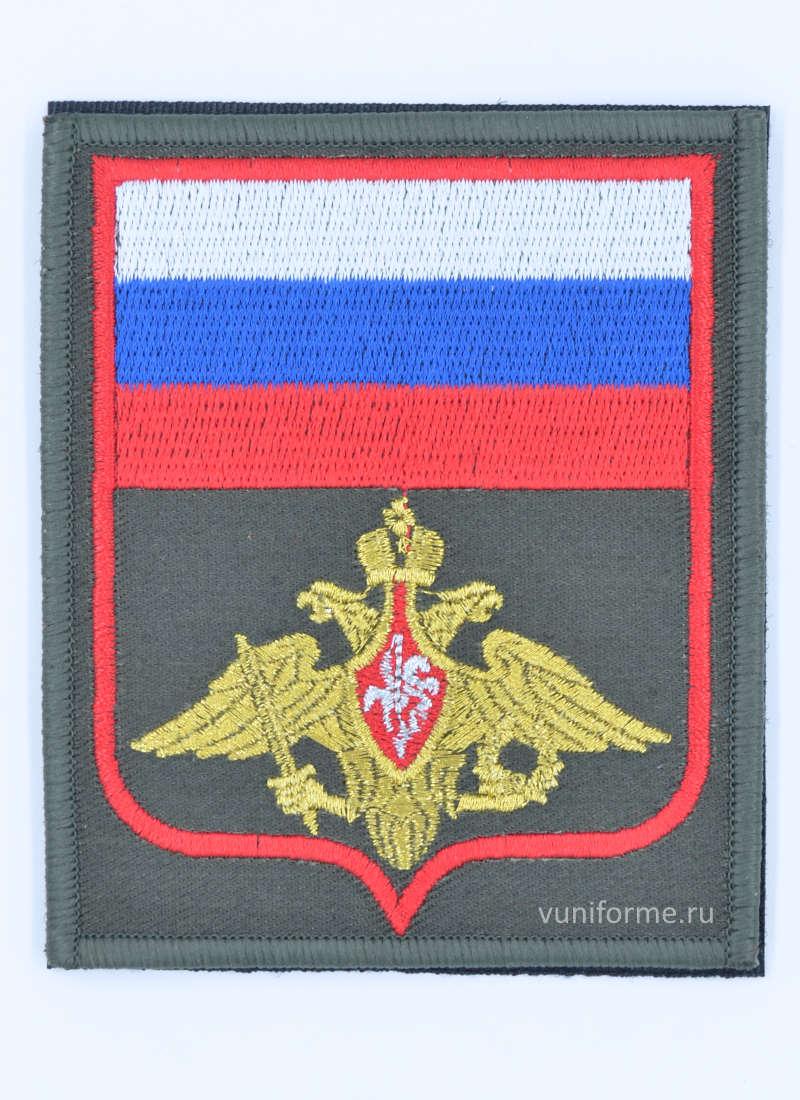 Шеврон ВС оливковый, на липучке