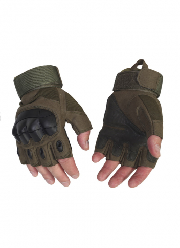 Тактические перчатки без пальцев