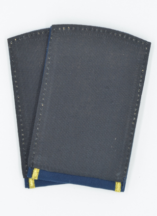 Погоны ГА синие с 3 выш. зол. галунами 15мм